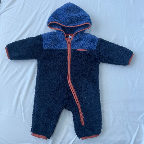 Old Navy Fleece Bunting Jacket Coat Baby 3-6M Cozy - Picture 1 of 6